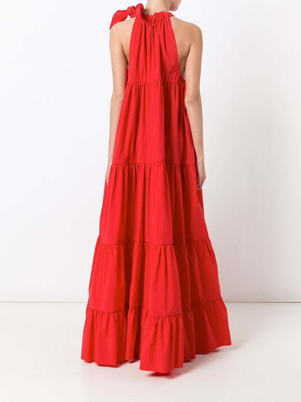 flared maxi dress