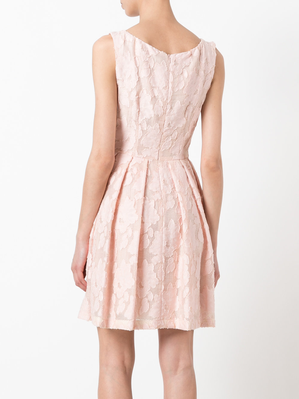 lace fit and flare dress