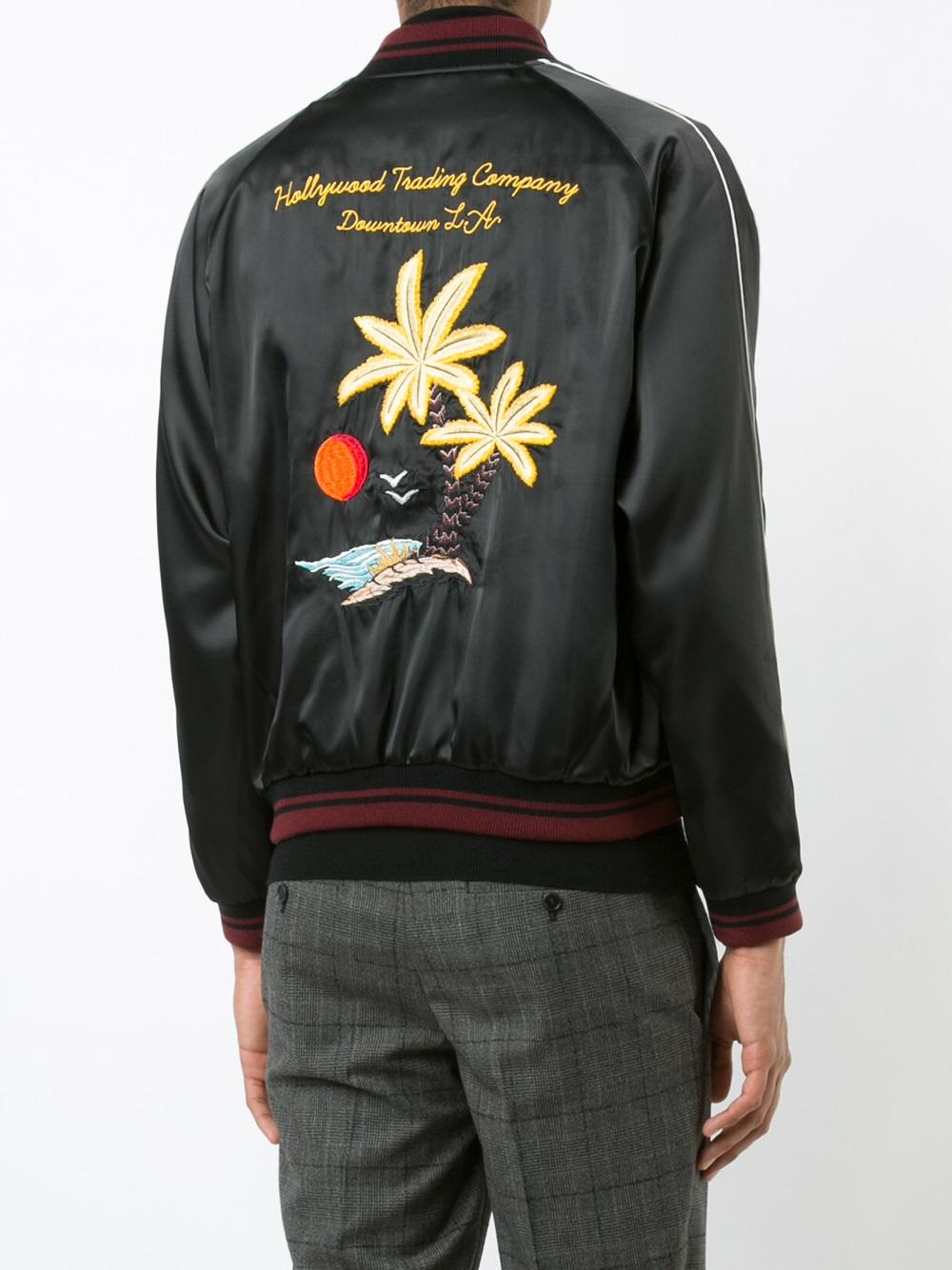 embroidered bomber jacket 