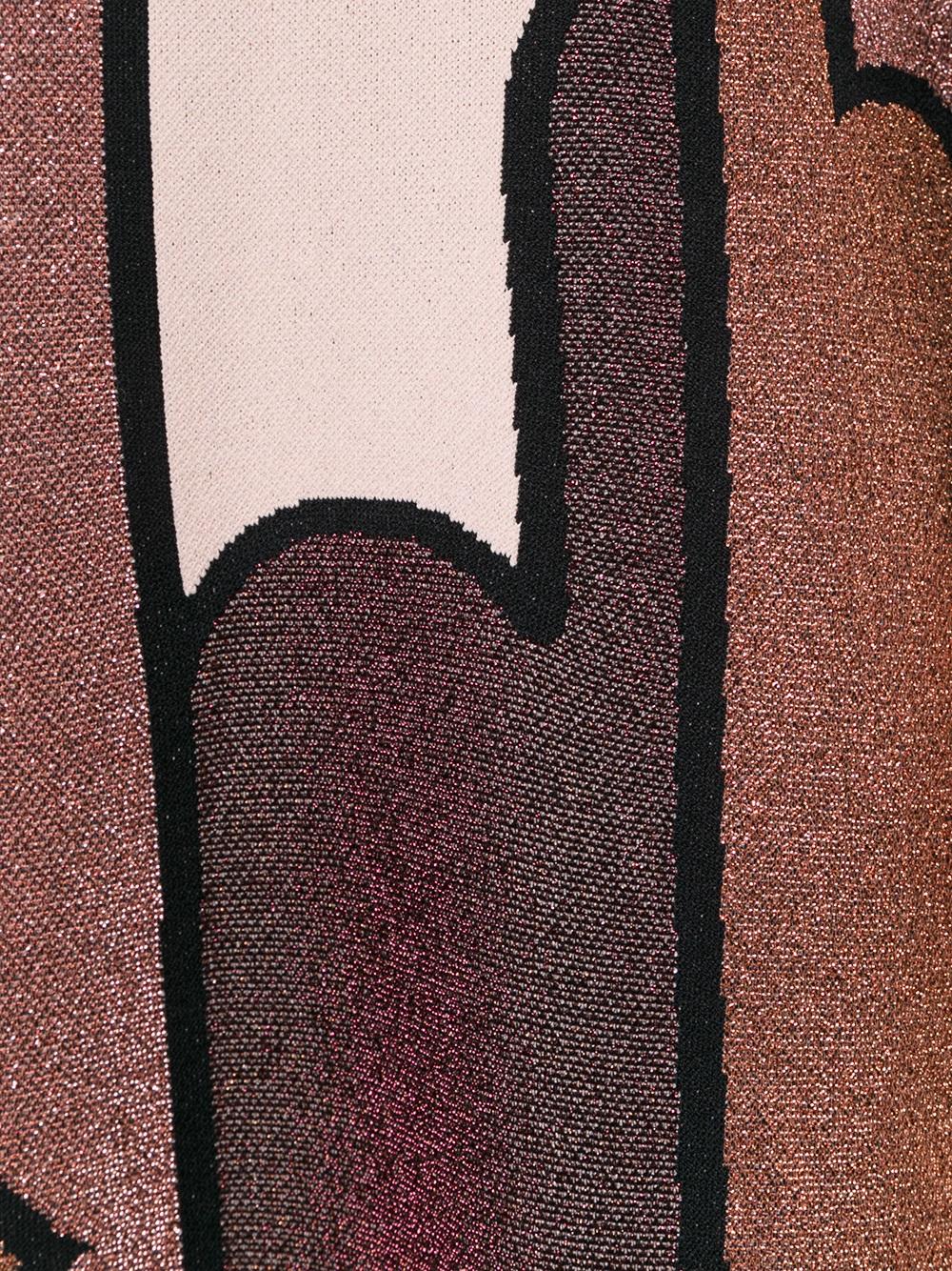 patchwork a-line skirt
