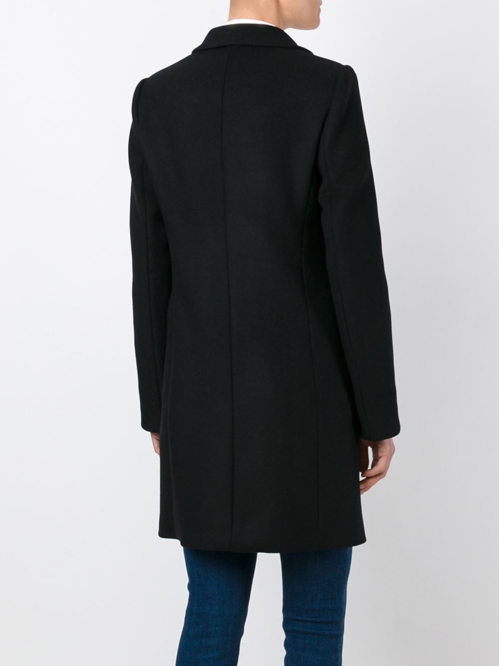 heart plaque detail coat