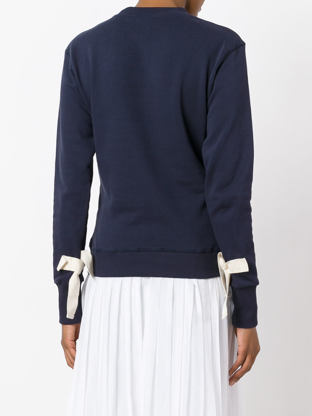 belted sweatshirt 