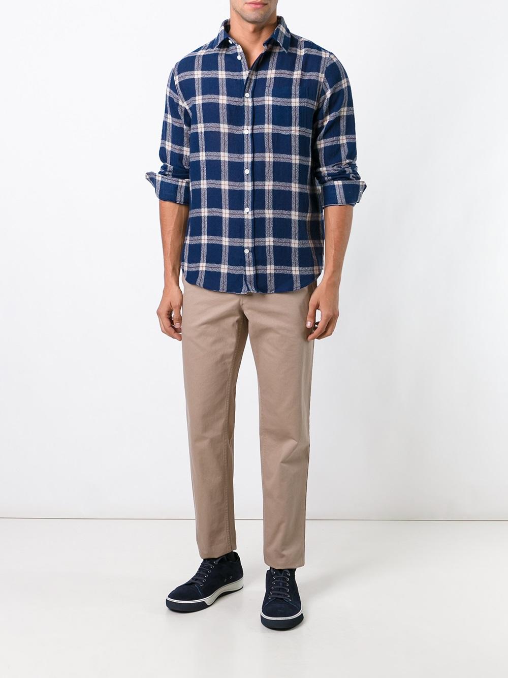 checked shirt