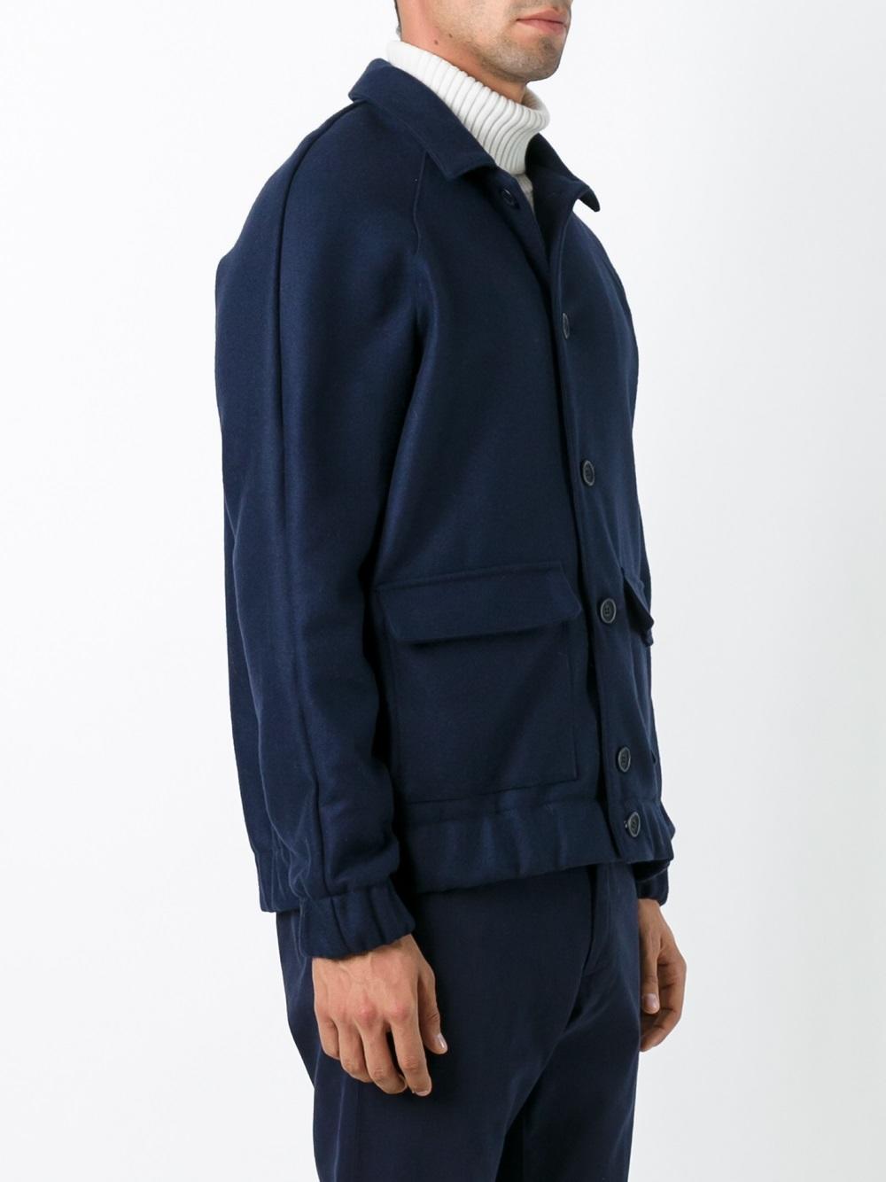 buttoned shirt jacket