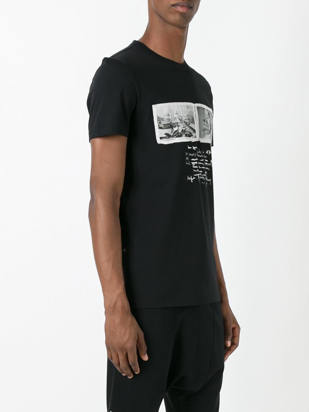 stylised print T-shirt