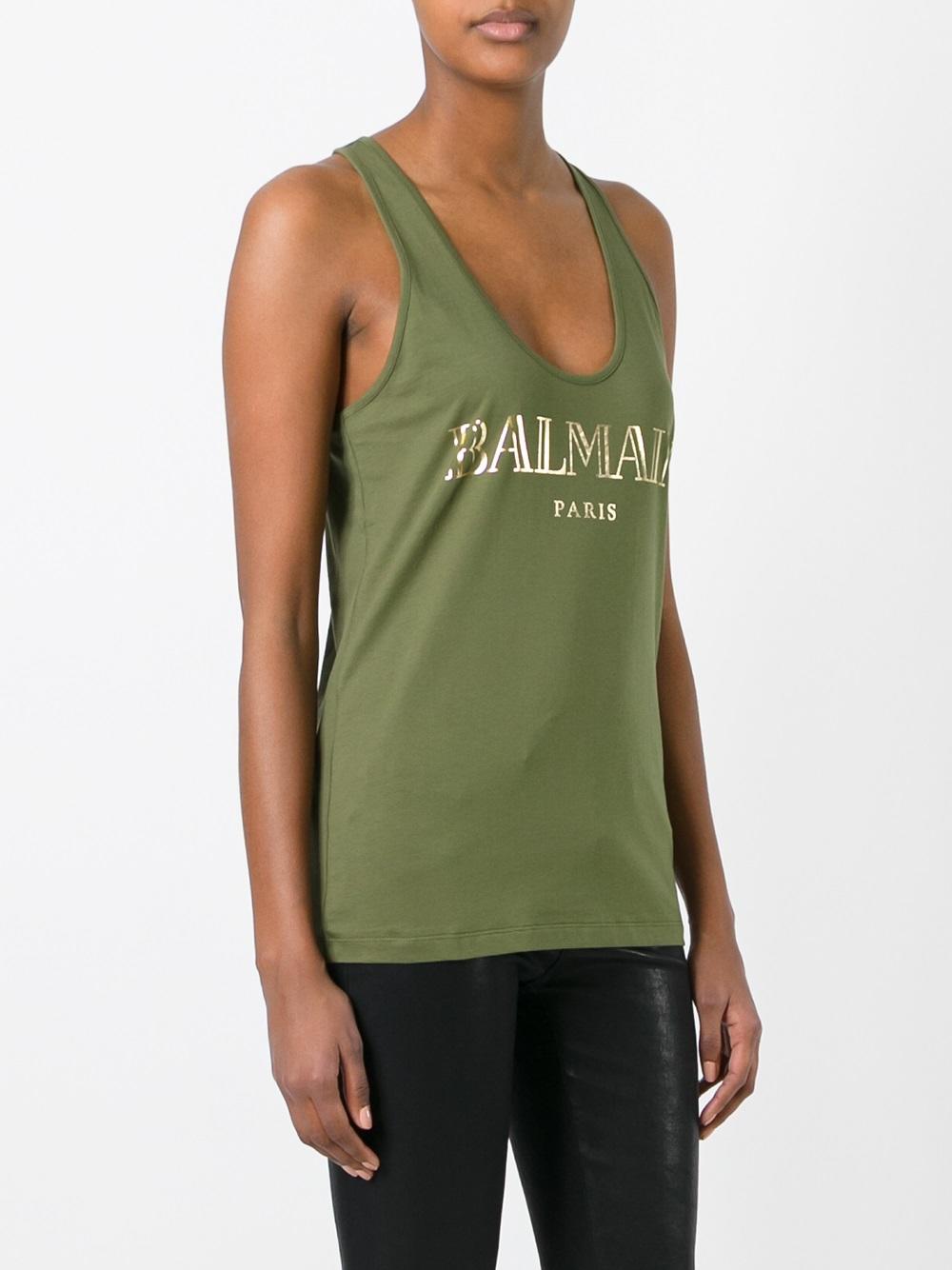 logo tank top