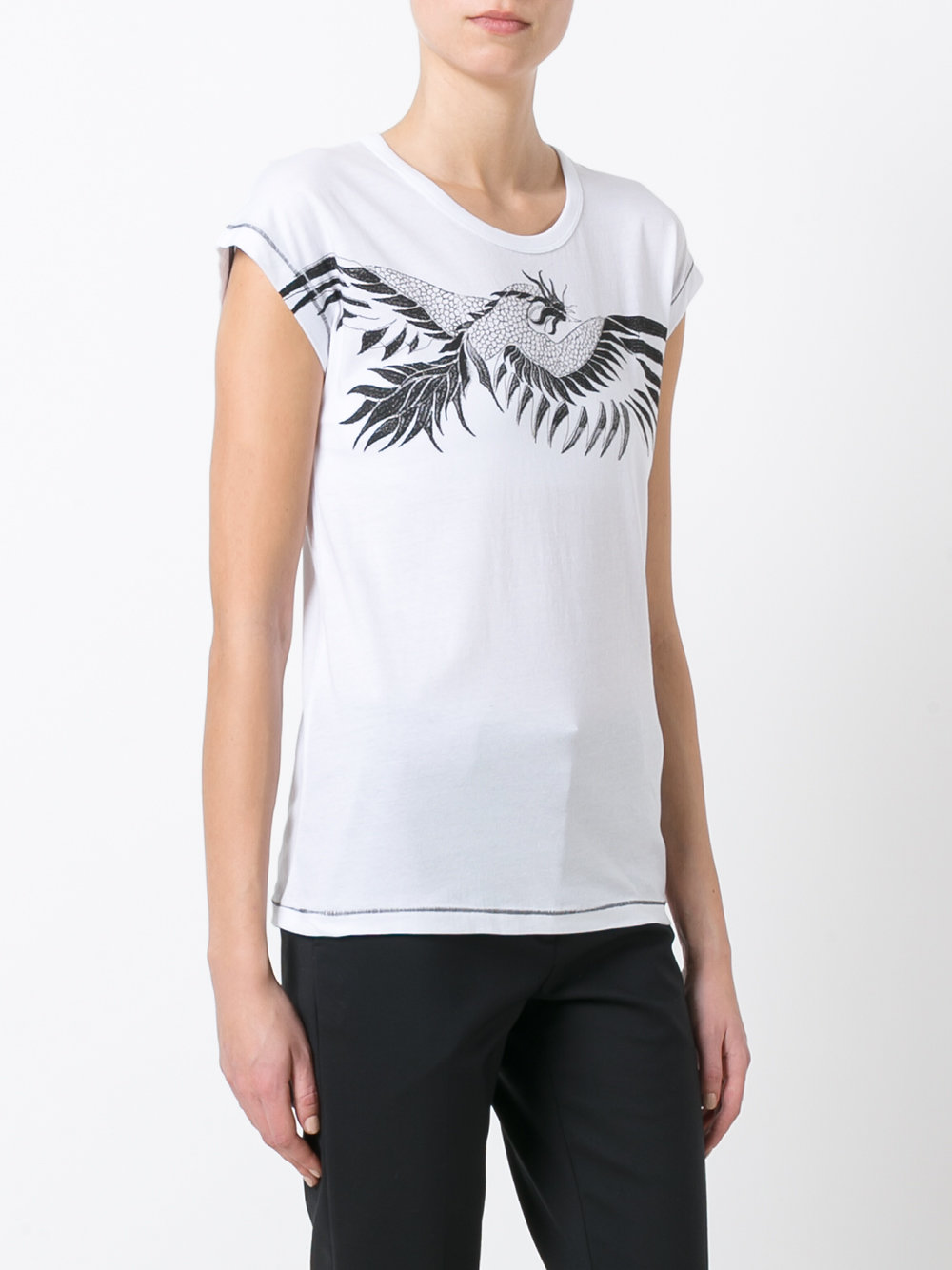 dragon print T-shirt 