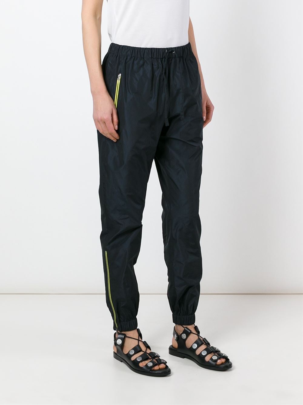 cuffed track pants