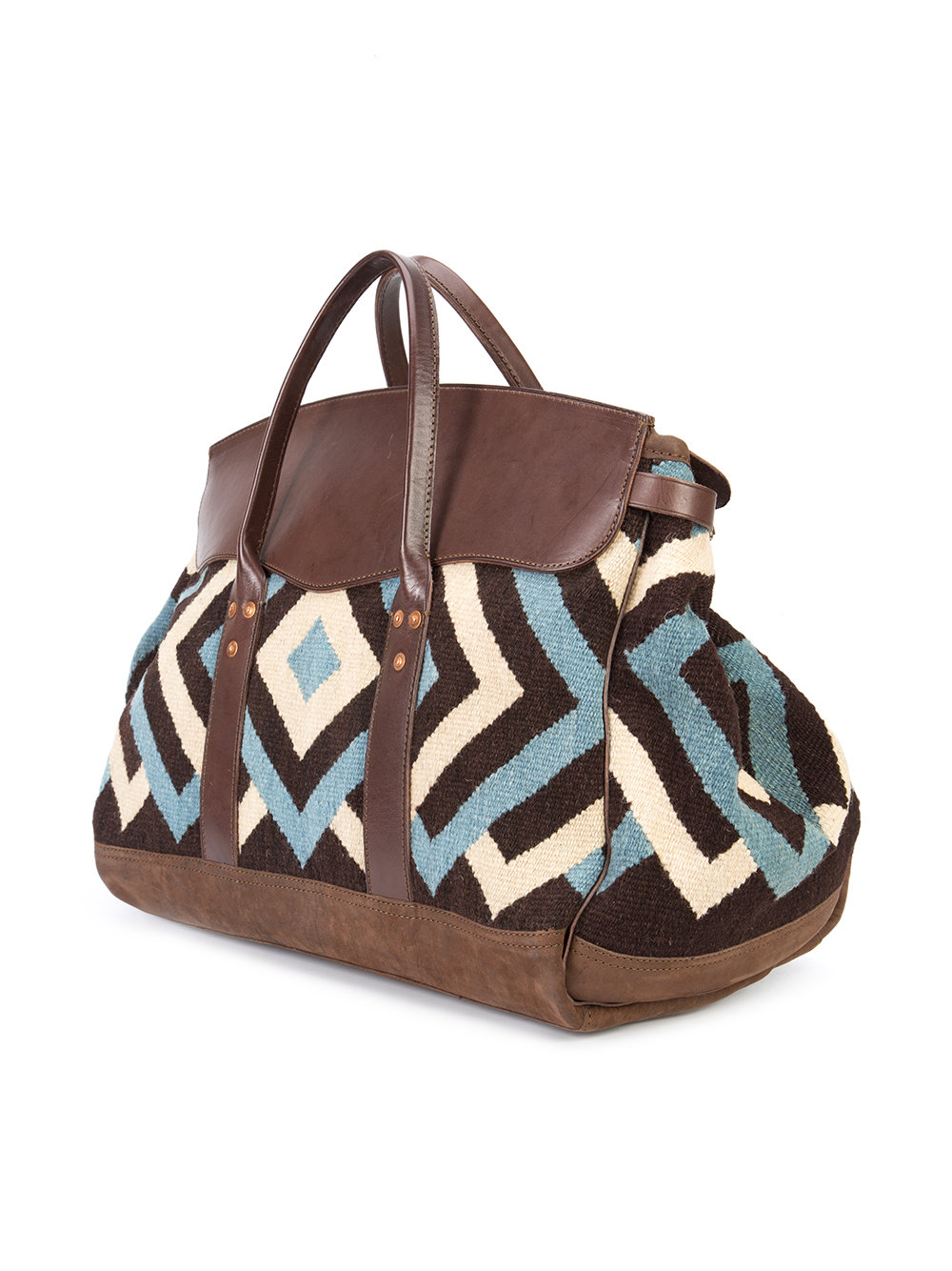 zig-zag pattern holdall