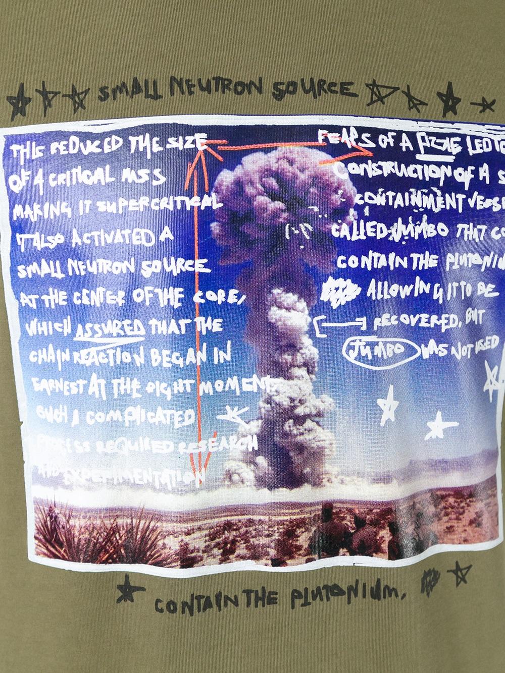 explosion print T-shirt
