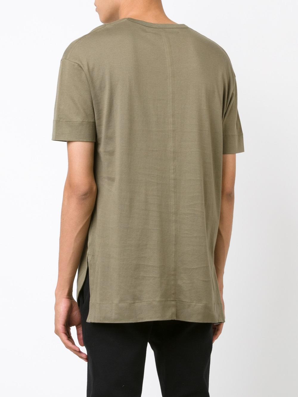 'T1-1' plain T-shirt