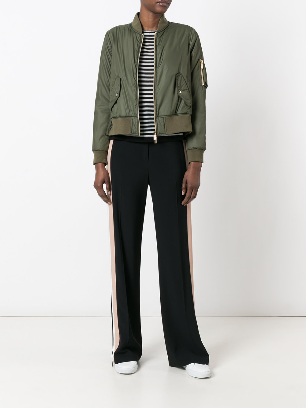 cropped bomber jacket