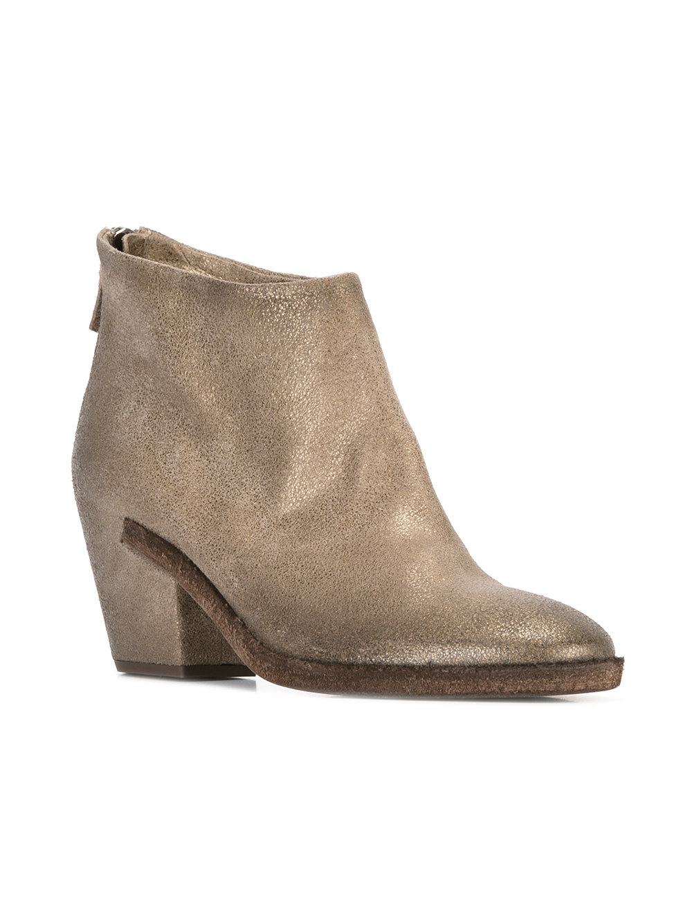 chunky mid-heel ankle boots