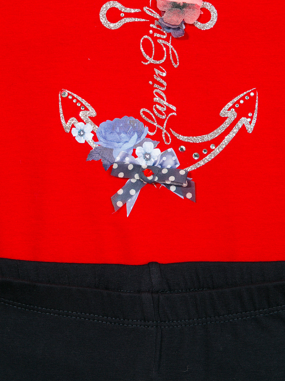 anchor print tracksuit set