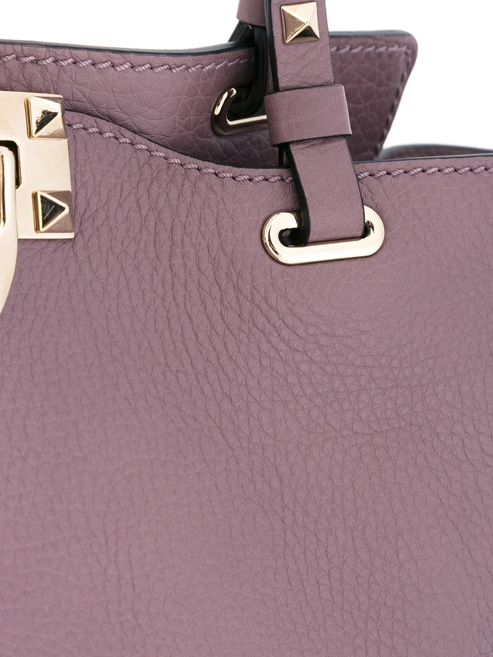 'Rockstud'梯形手提包