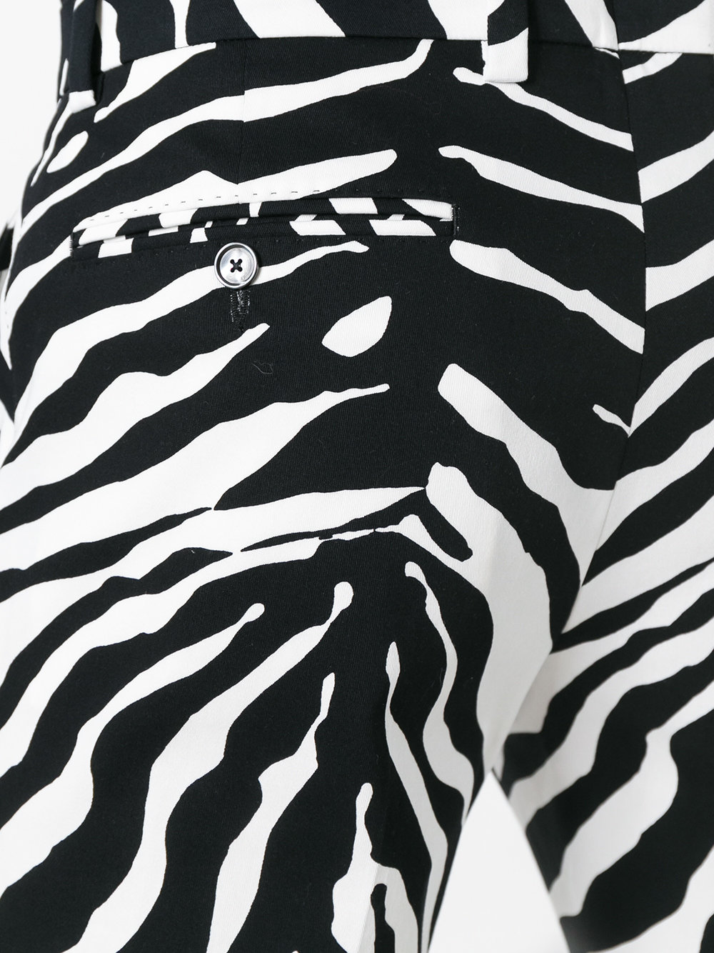 zebra print trousers