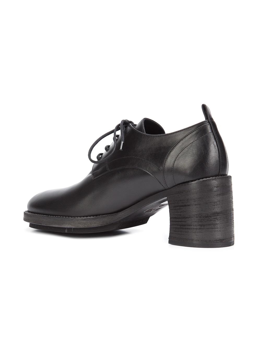 chunky heel derbies