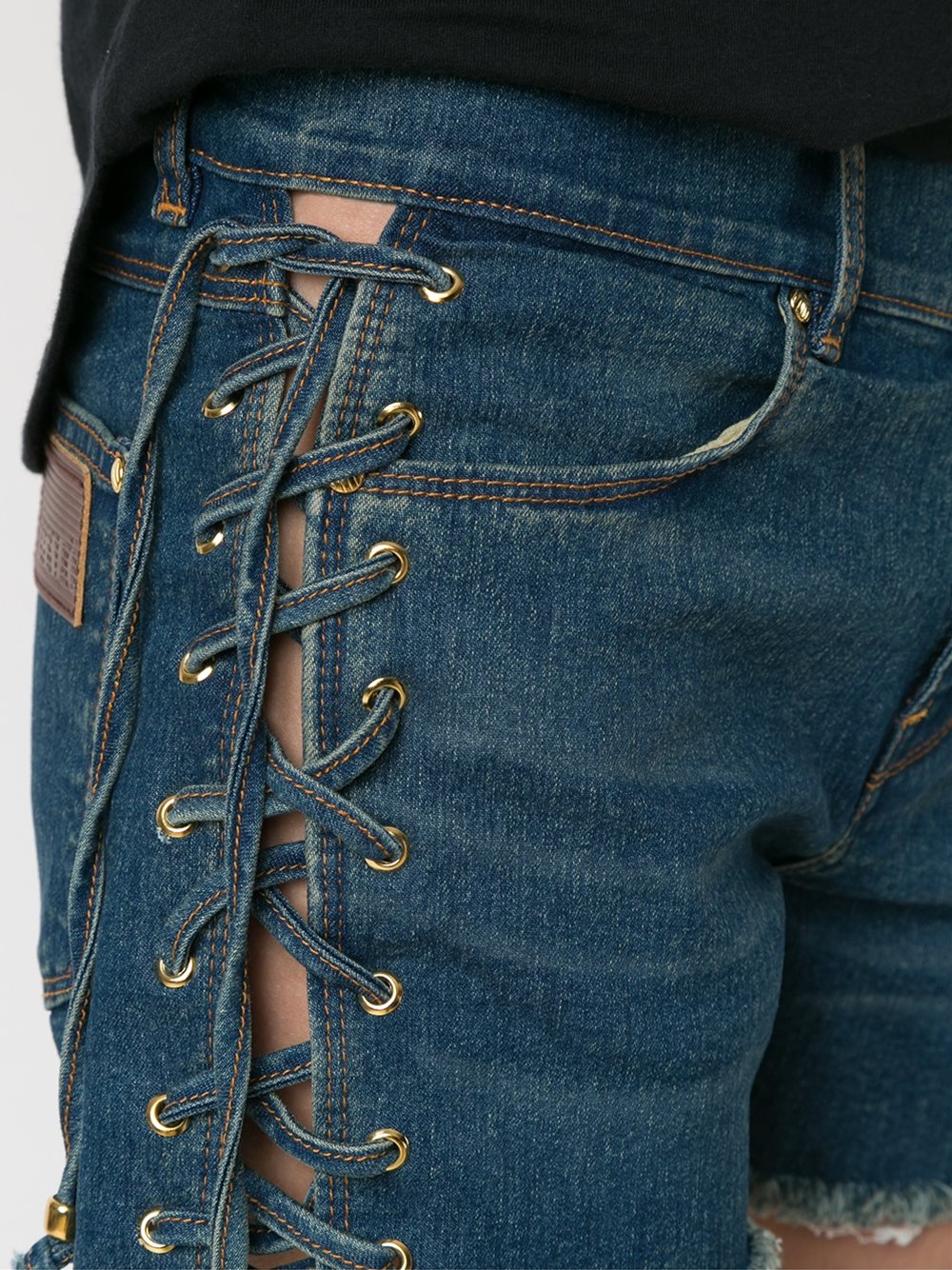 denim shorts