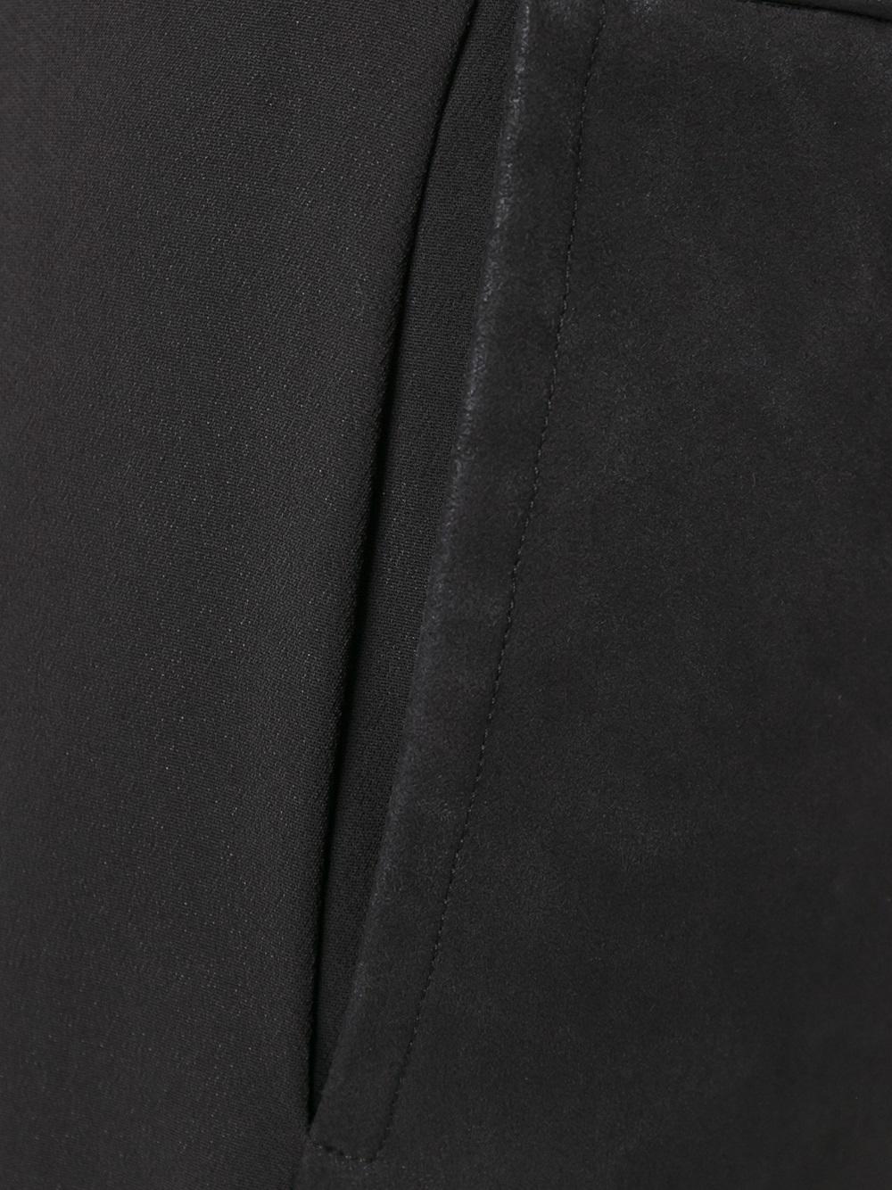 straight cropped trousers