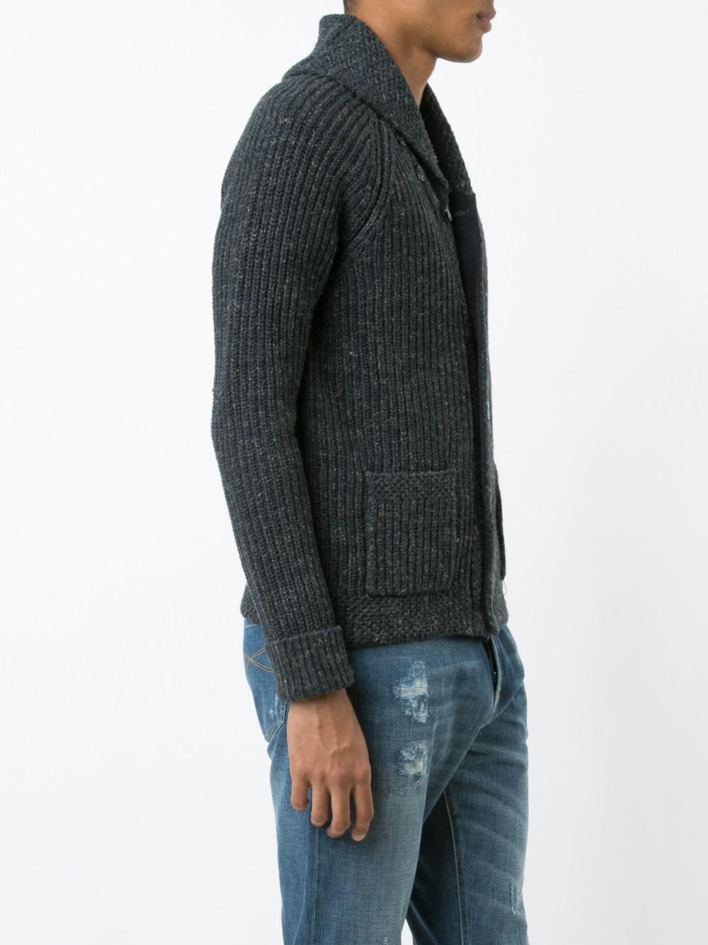 shawl collar cardigan 