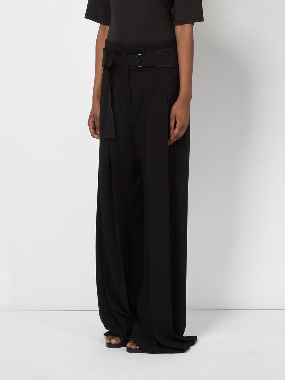 belted palazzo pants