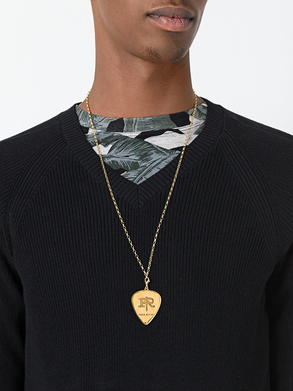 'Giant Plectrum' necklace