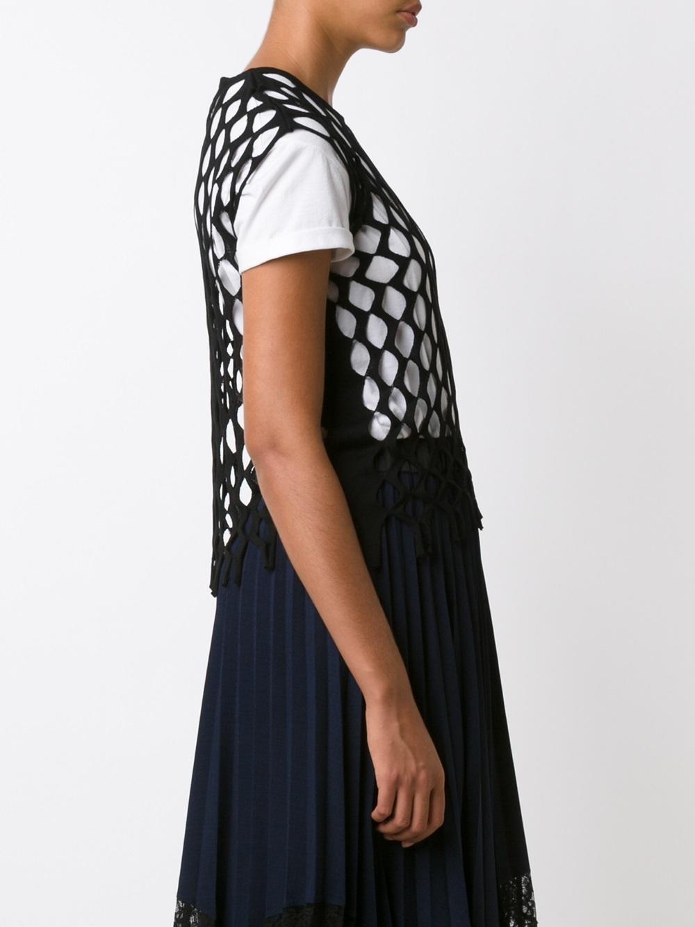 perforated tank top