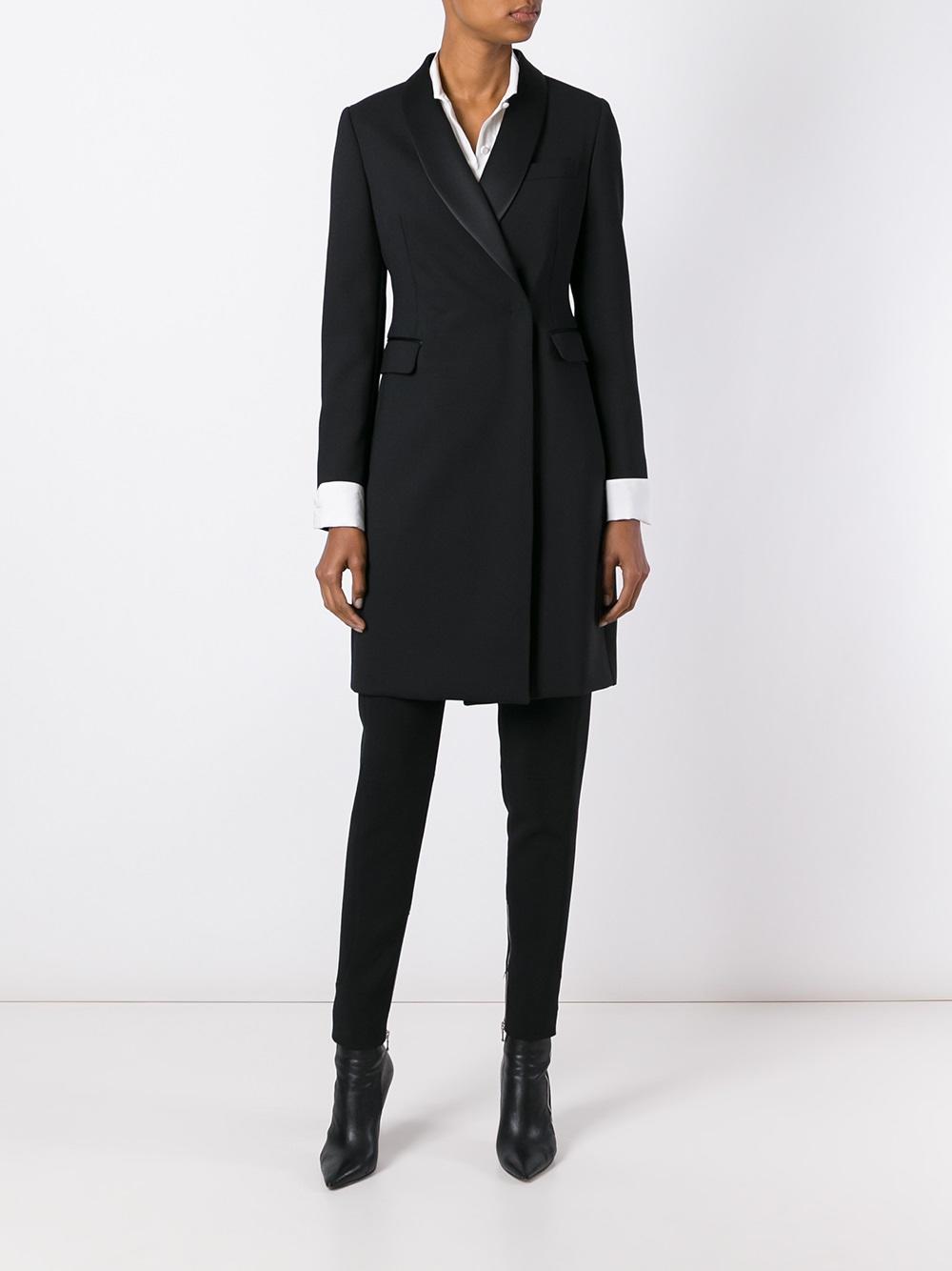 shawl collar coat 