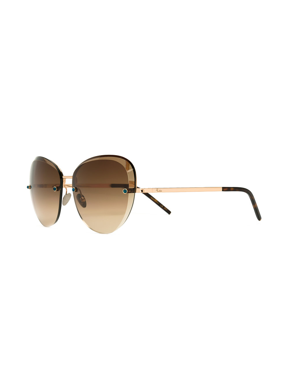 dual lens oversized sunglasses