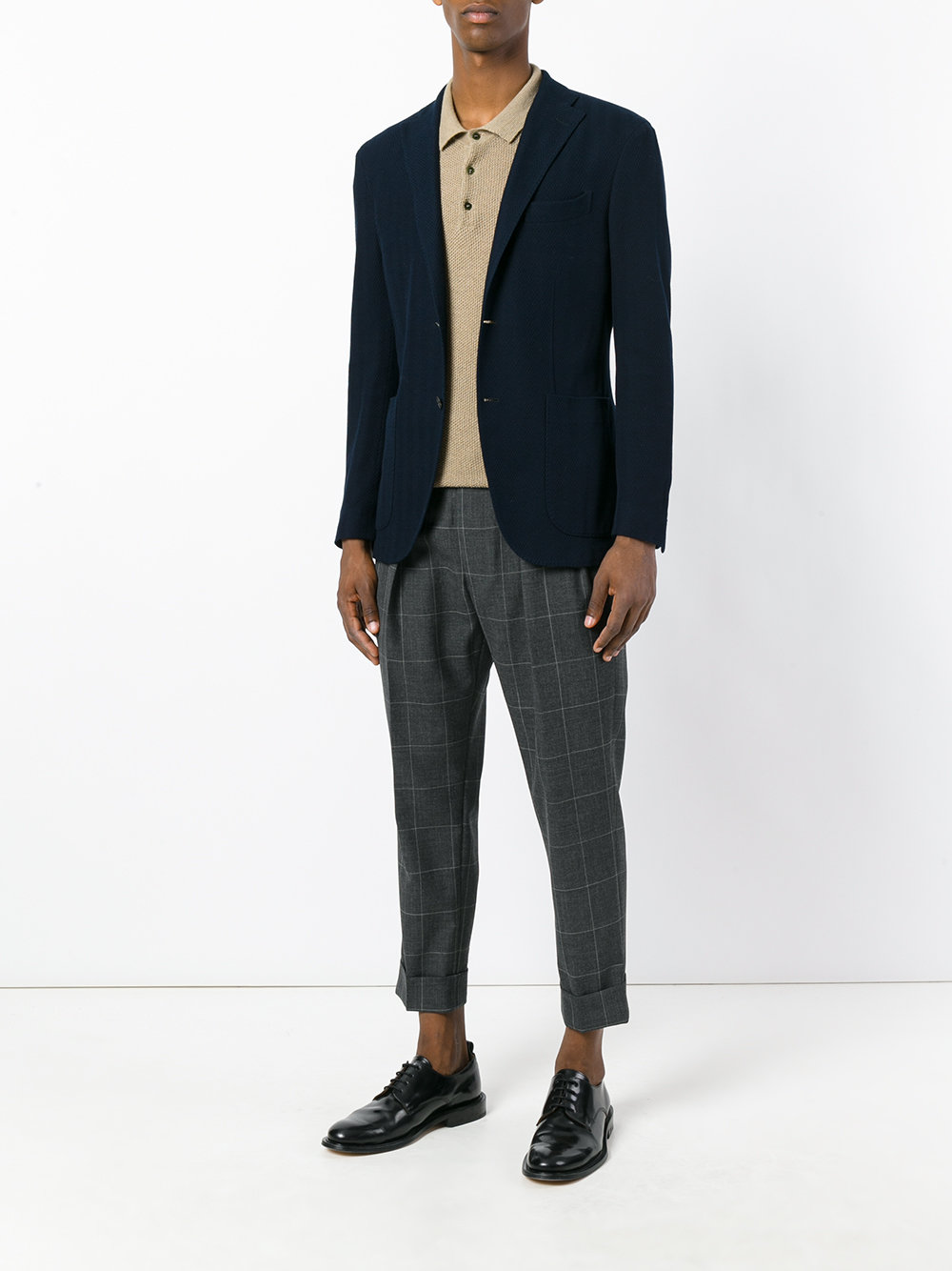 cropped tailored trousers