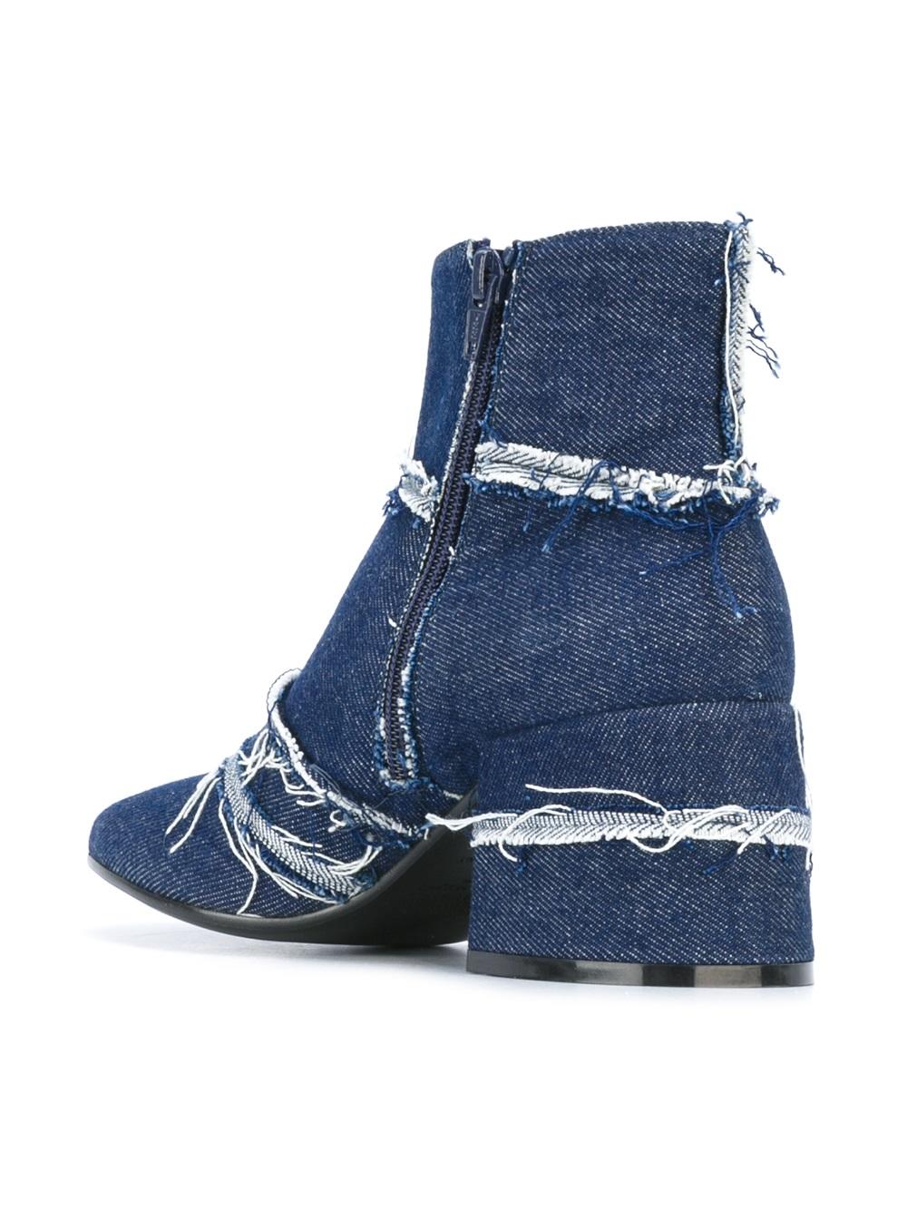 denim ankle boots