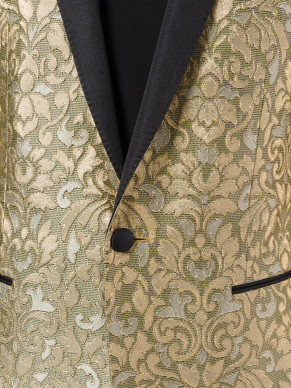 paisley embossed blazer