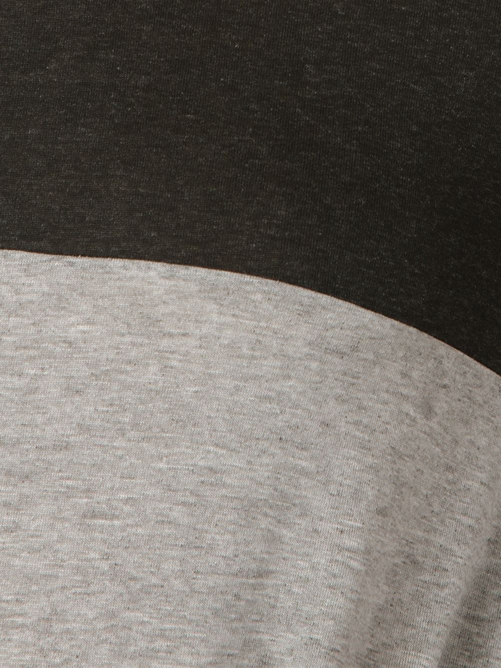 crew neck bi-colored t-shirt
