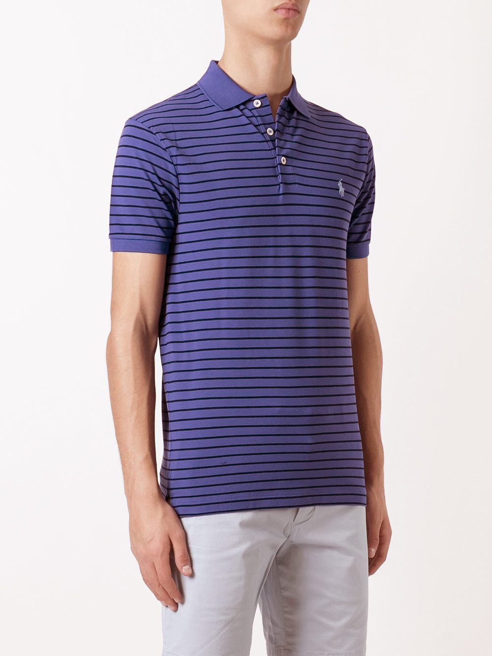 striped polo shirt 