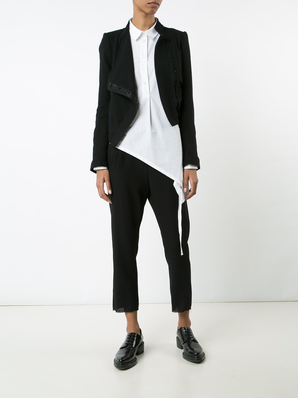 cropped biker jacket