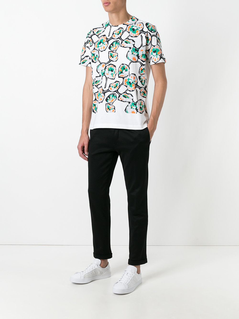 patterned T-shirt