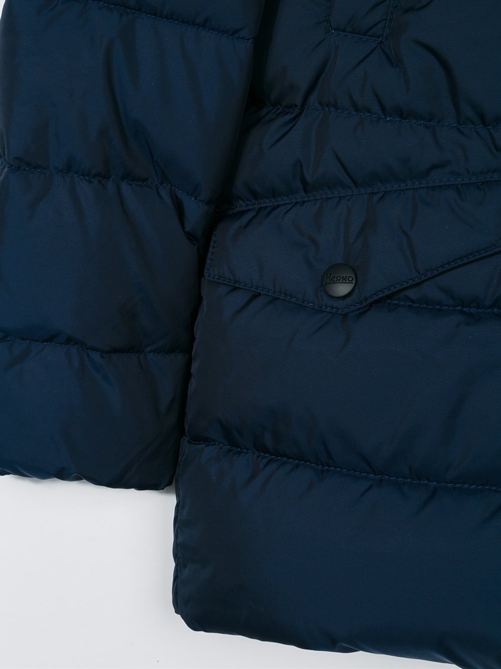 hooded down coat