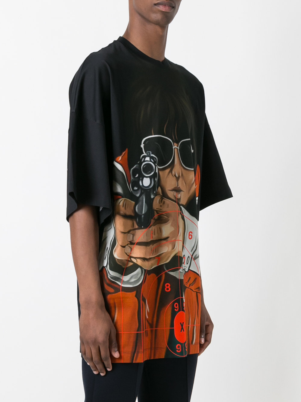 aim print T-shirt 