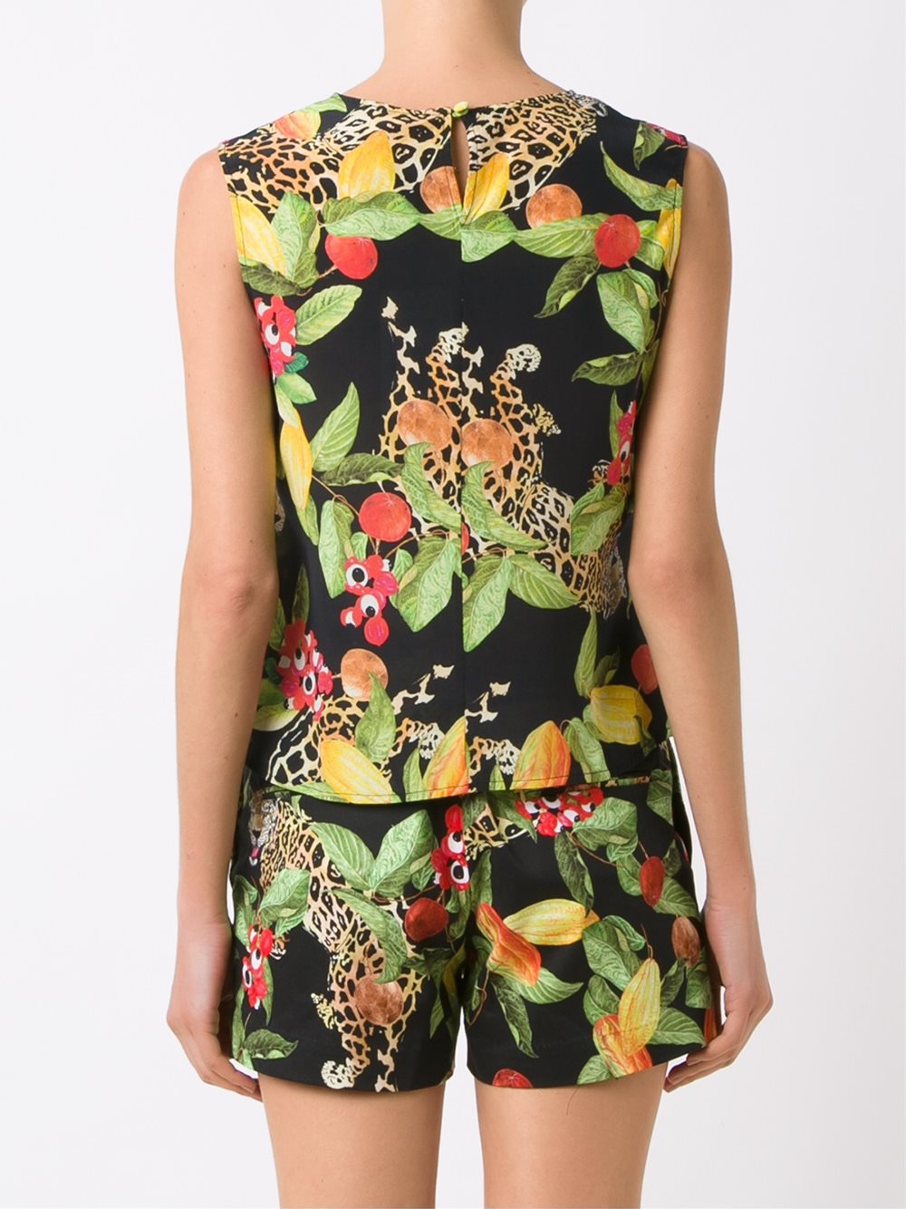 silk printed top