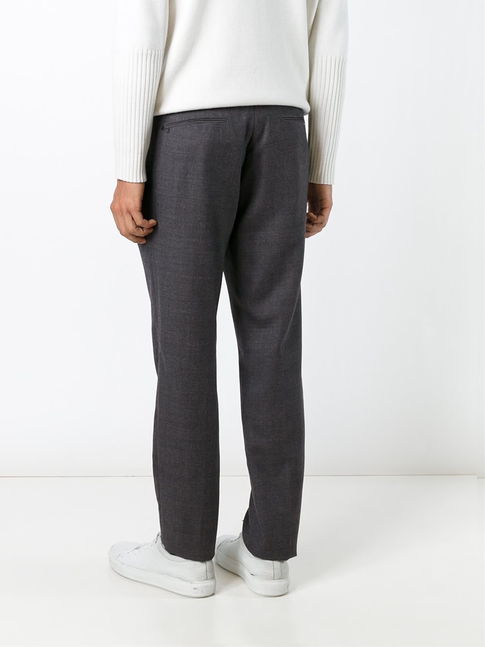 straight leg trousers