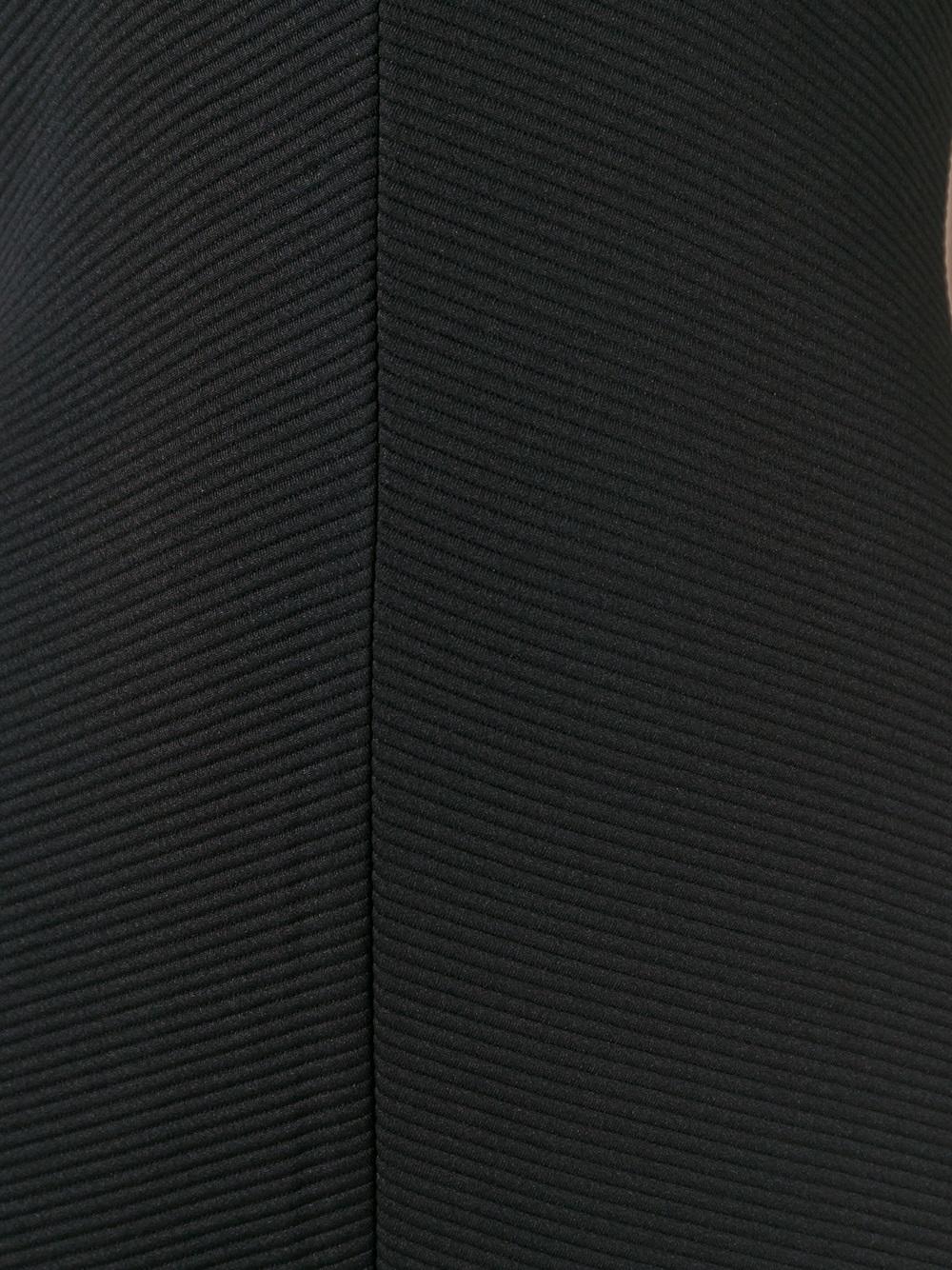 knitted v-neck dress