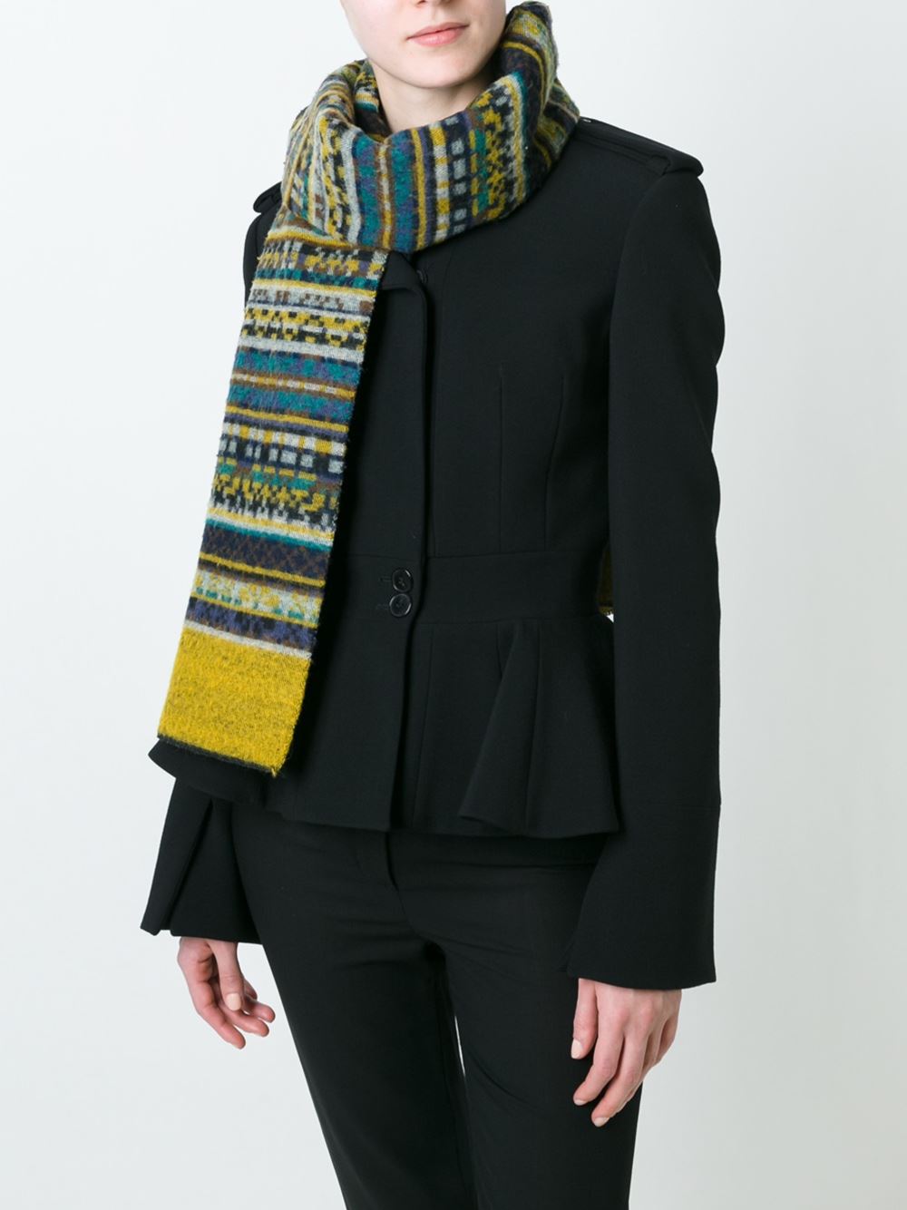 patterned scarf