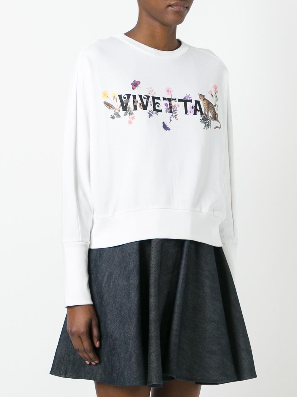 logo print sweatshirt 