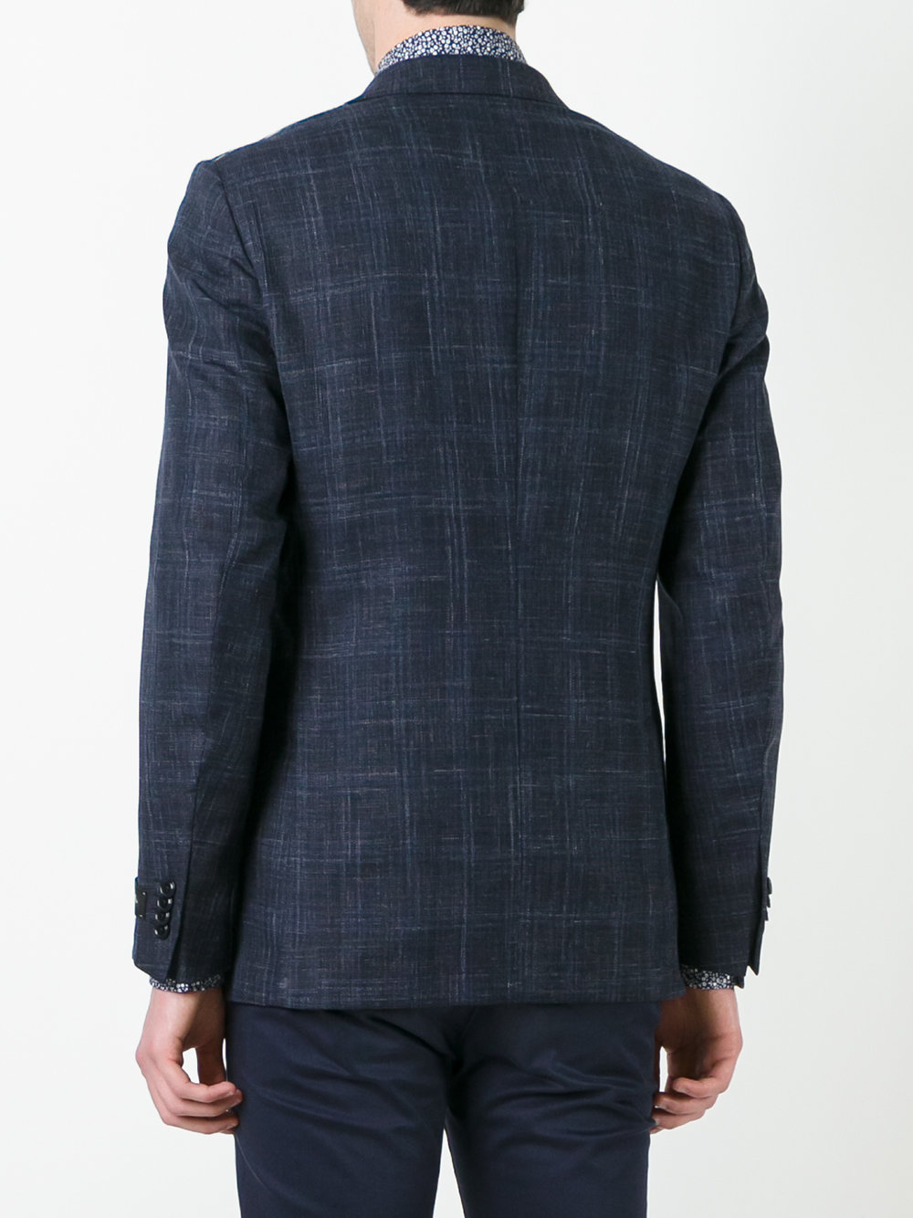 checked blazer