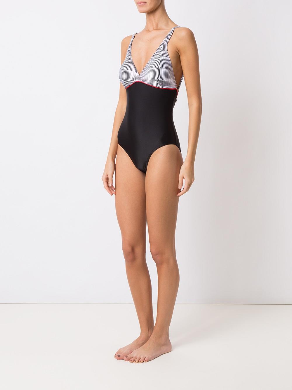 panelled swimsuit