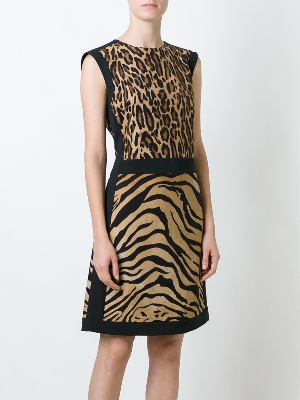 animal print dress