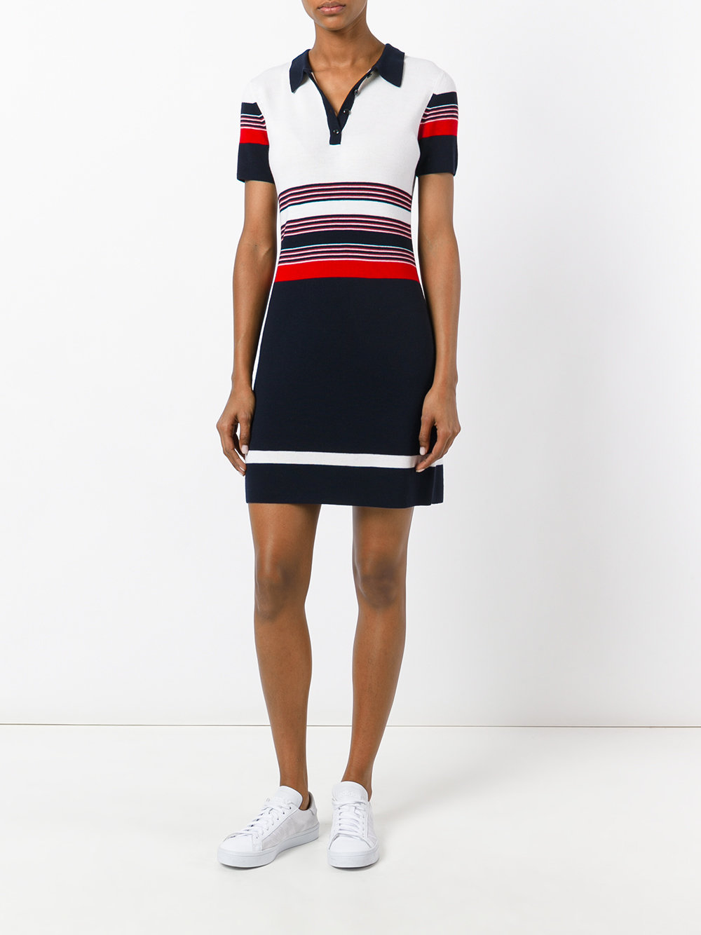 striped polo dress