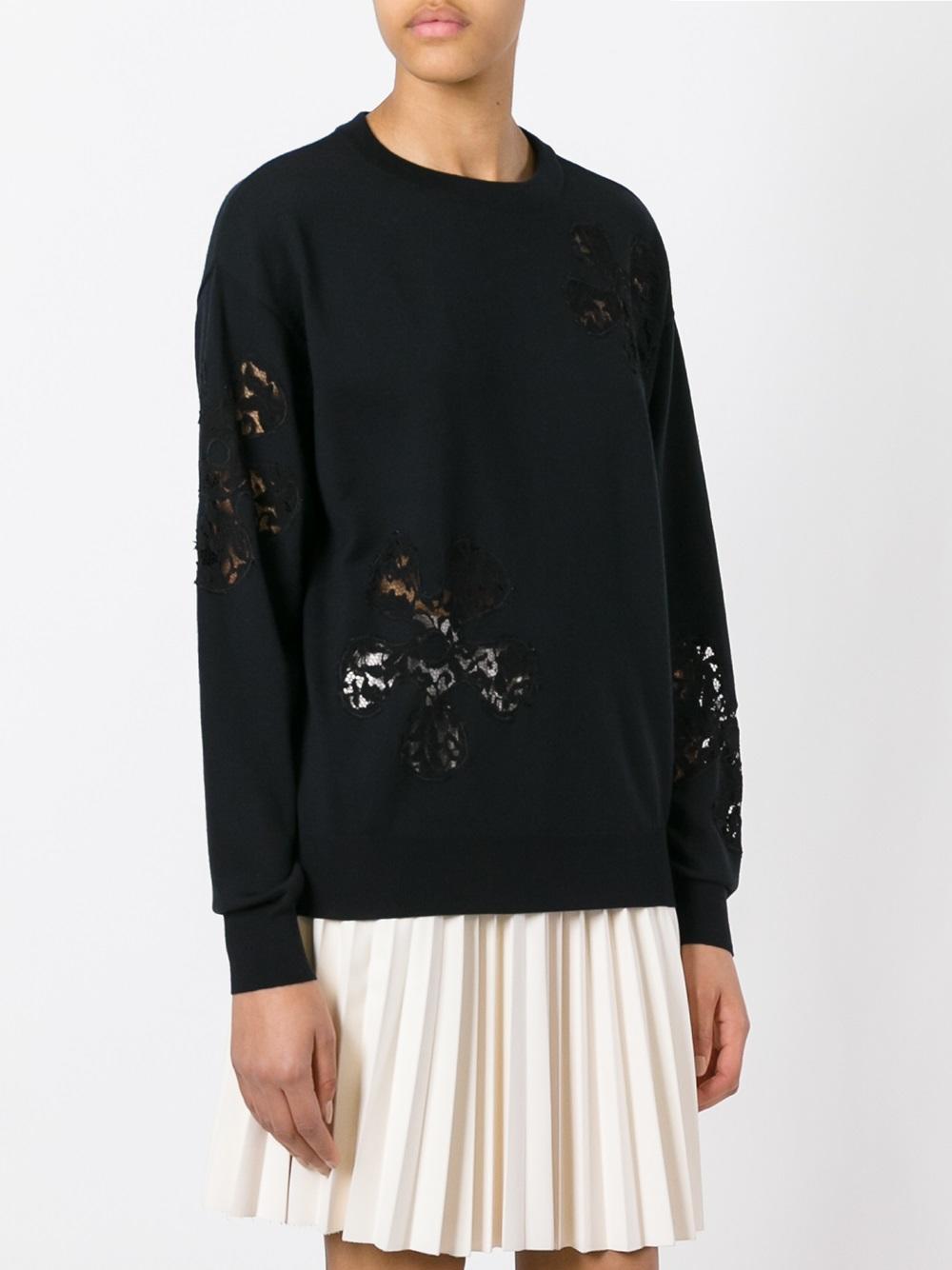 lace insert jumper