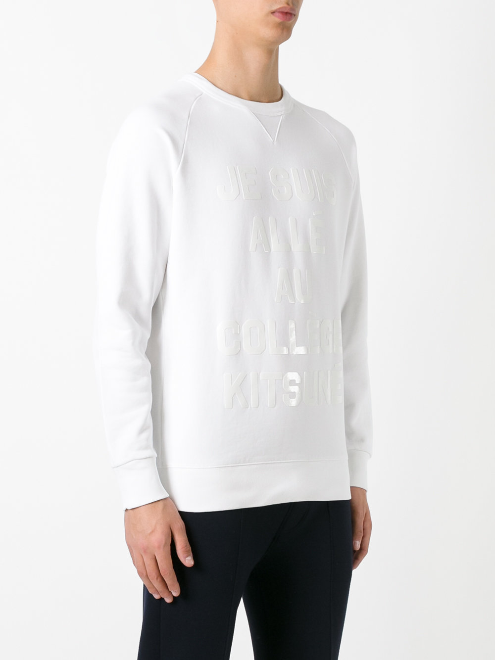 'je suis' print sweatshirt