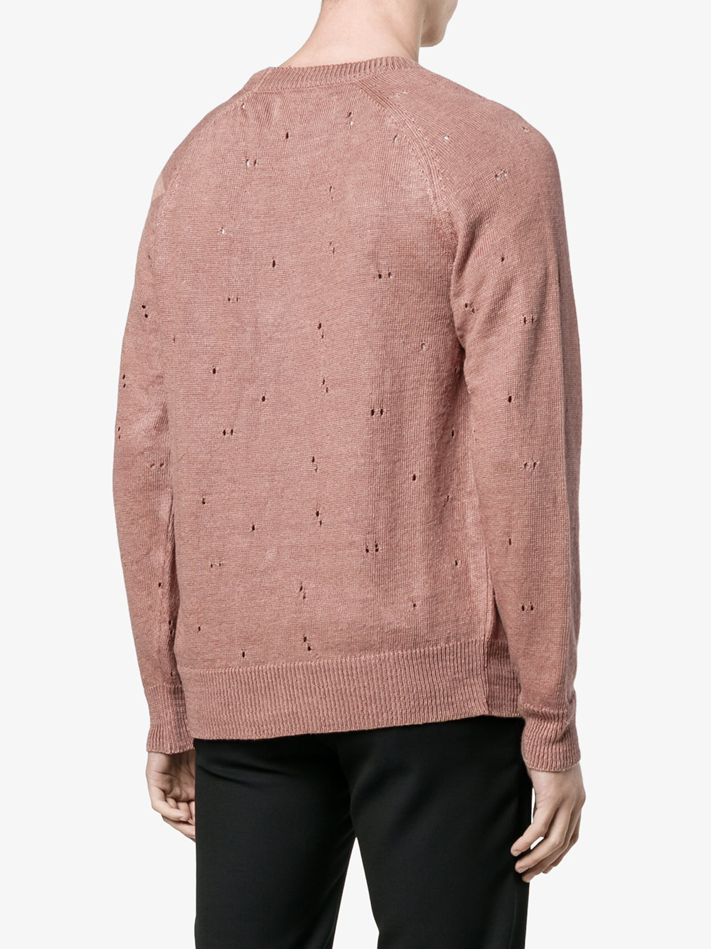 distressed sweater 